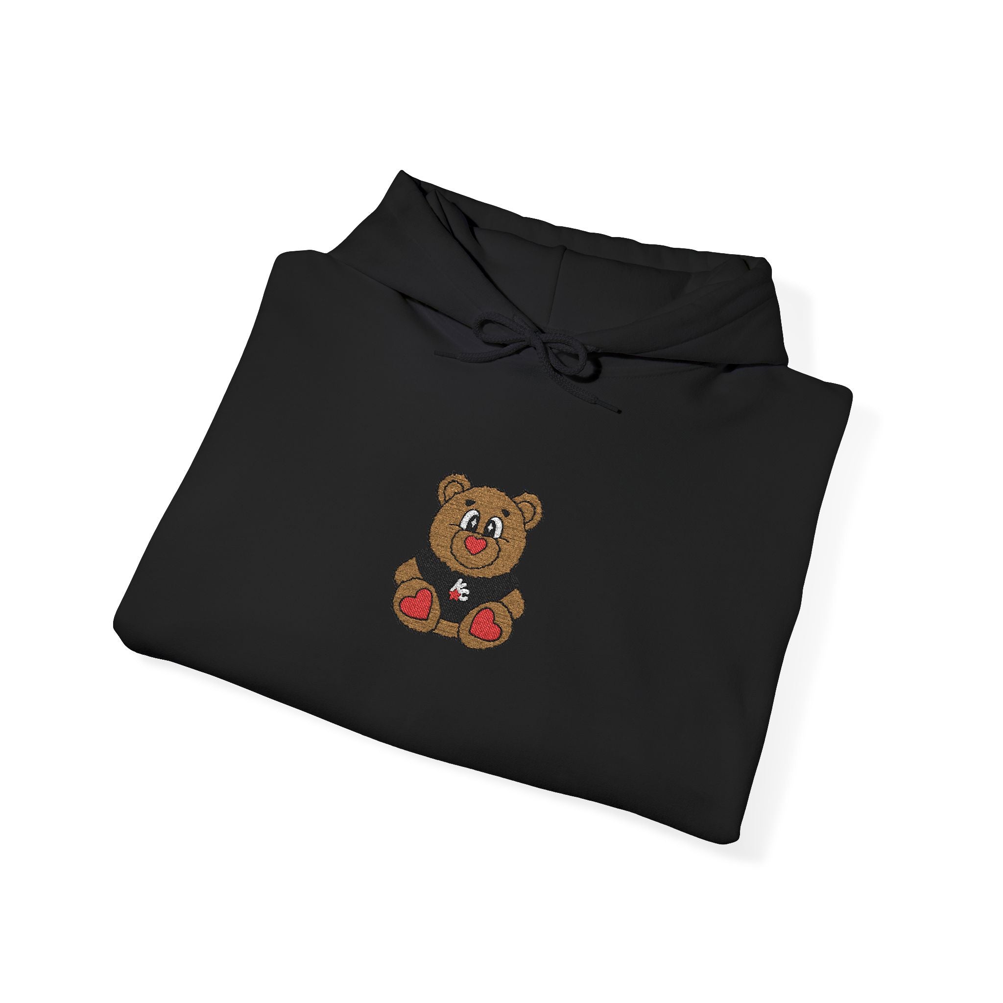 Teddy Bear Embroidered Hoodie