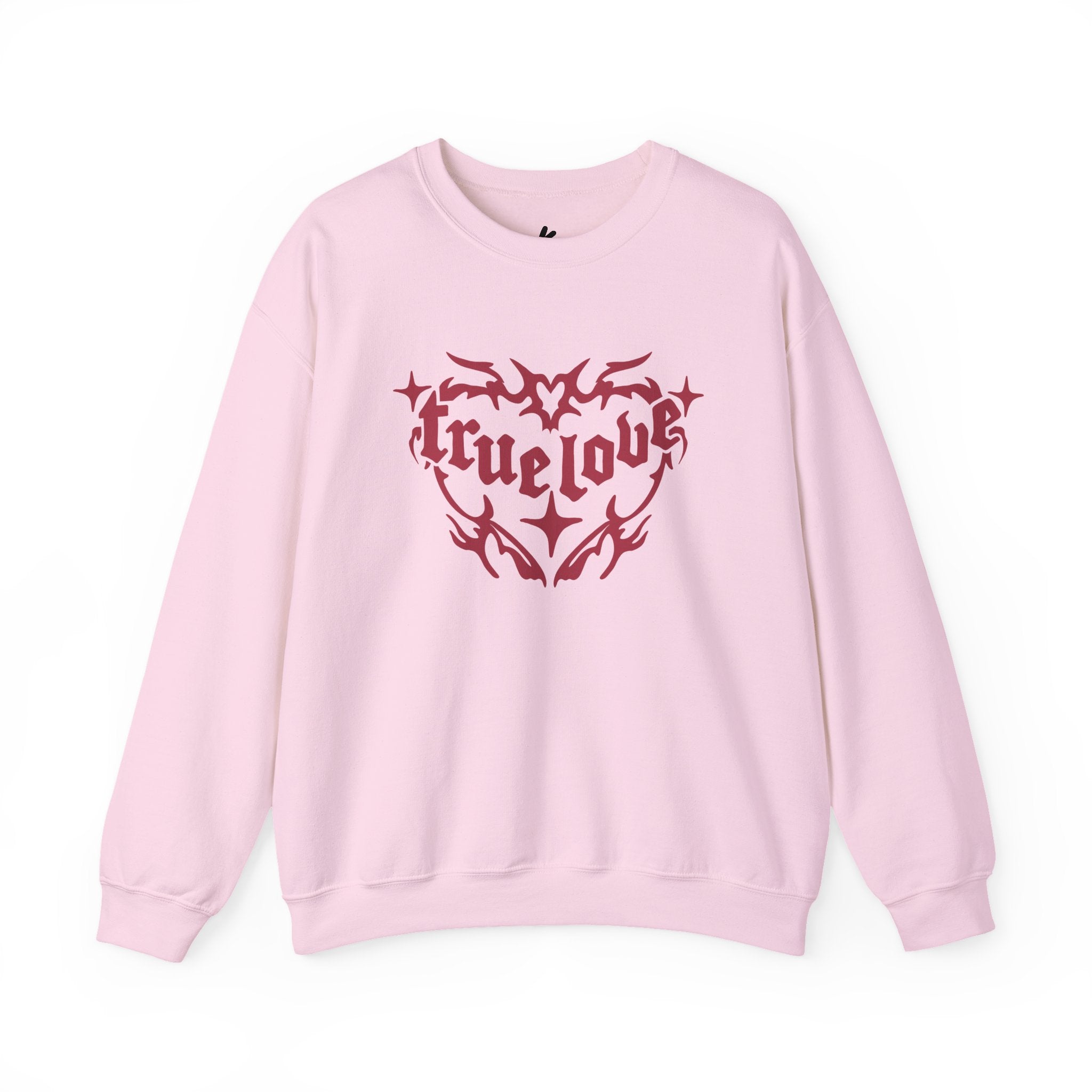 True Love Neo Tribal Heart Crewneck Sweatshirt