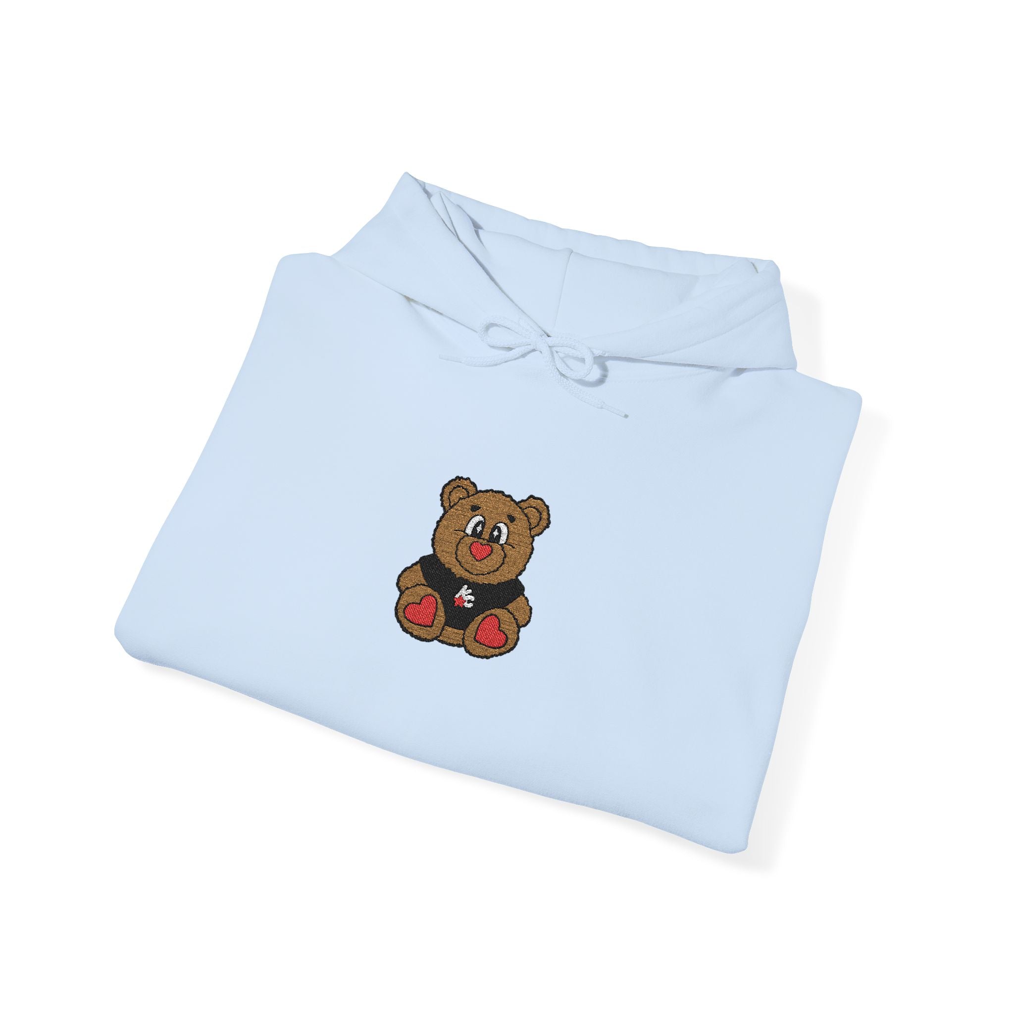 Teddy Bear Embroidered Hoodie