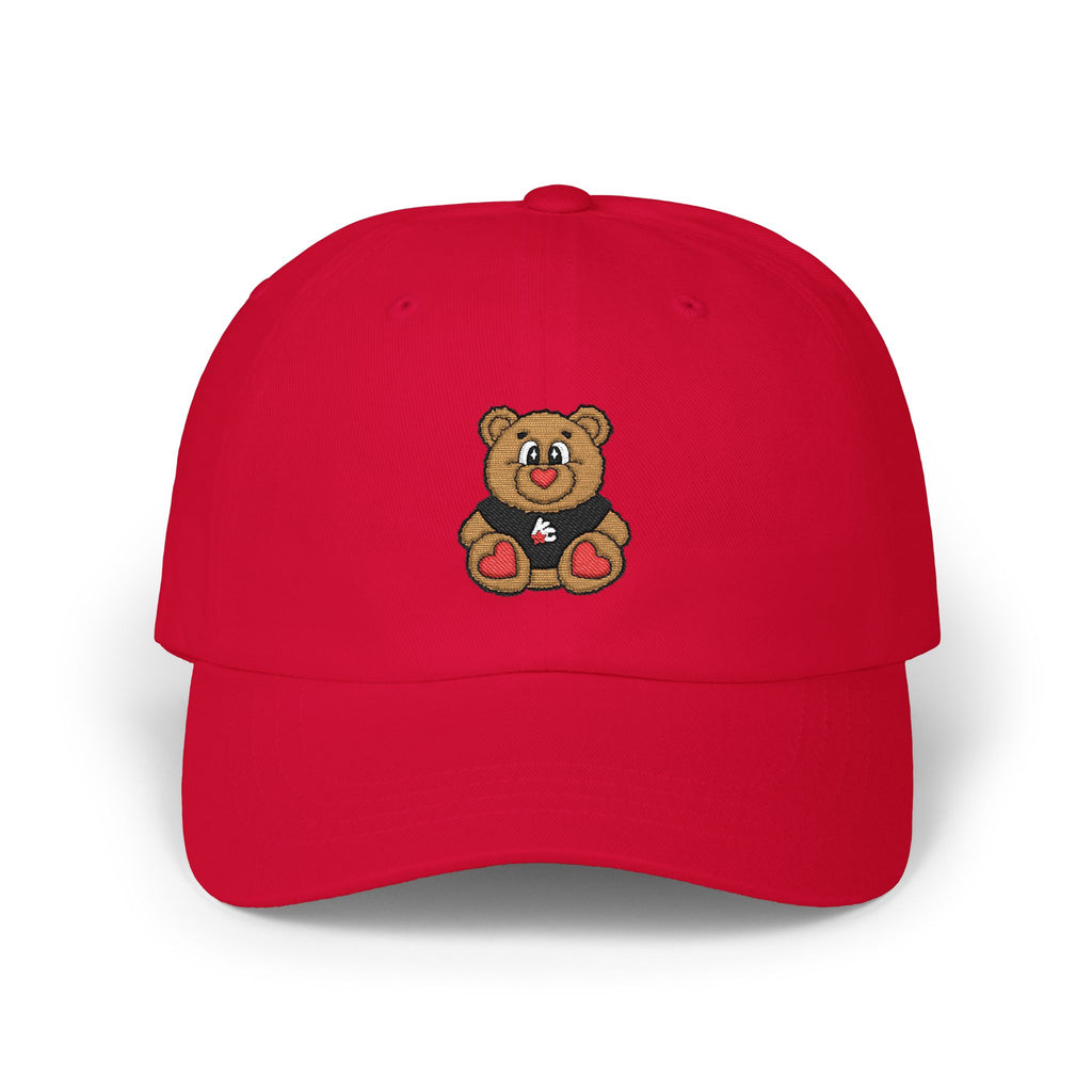 Teddy Bear Embroidered Dad Cap