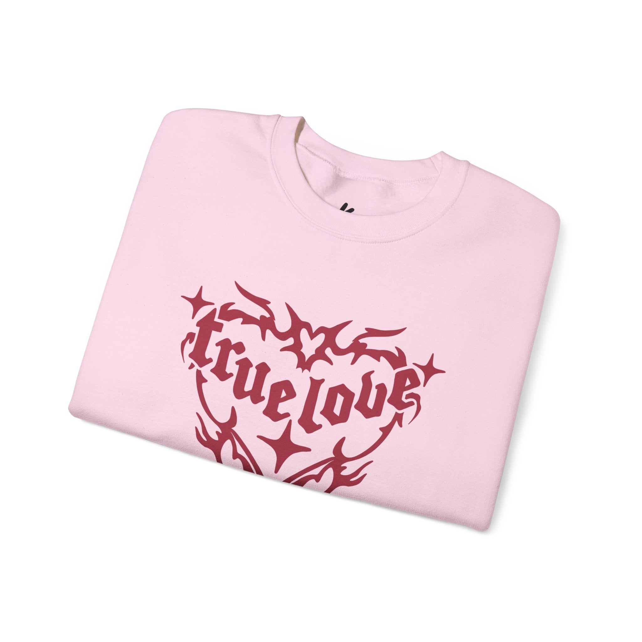 True Love Neo Tribal Heart Crewneck Sweatshirt