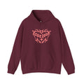 True Love Neo Tribal Heart Hoodie