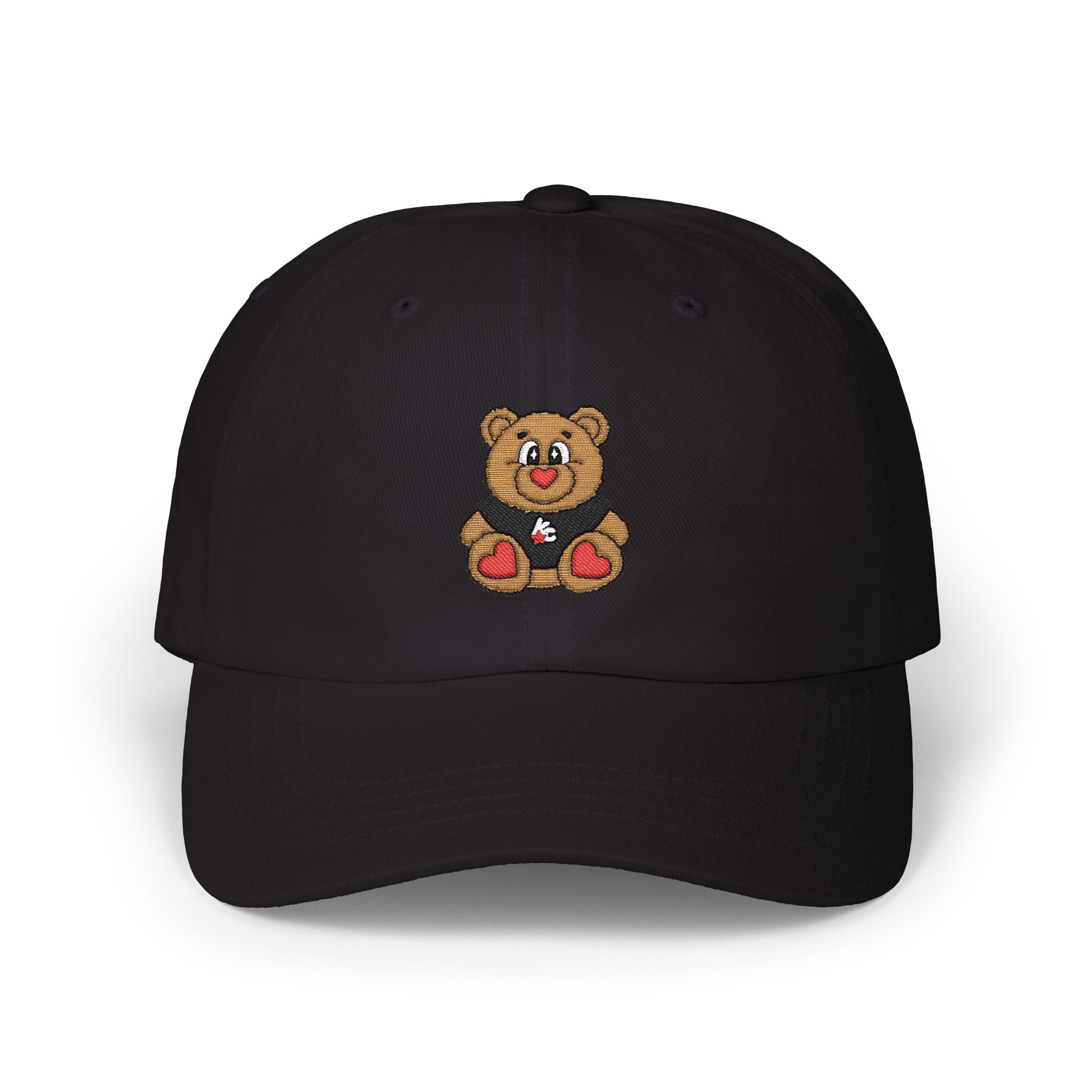 Teddy Bear Embroidered Dad Cap
